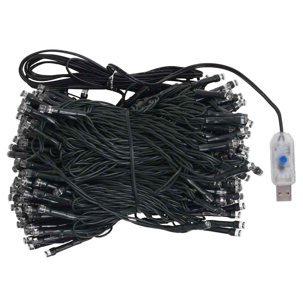 kunstigt juletræ med lys og kuglesæt 210 cm PVC hvid