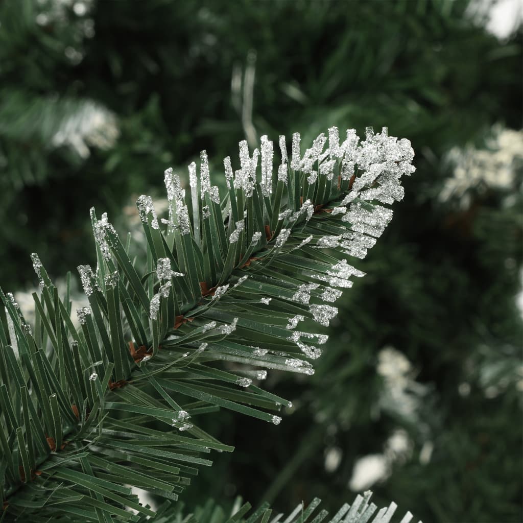 kunstigt juletræ med lys 210 cm