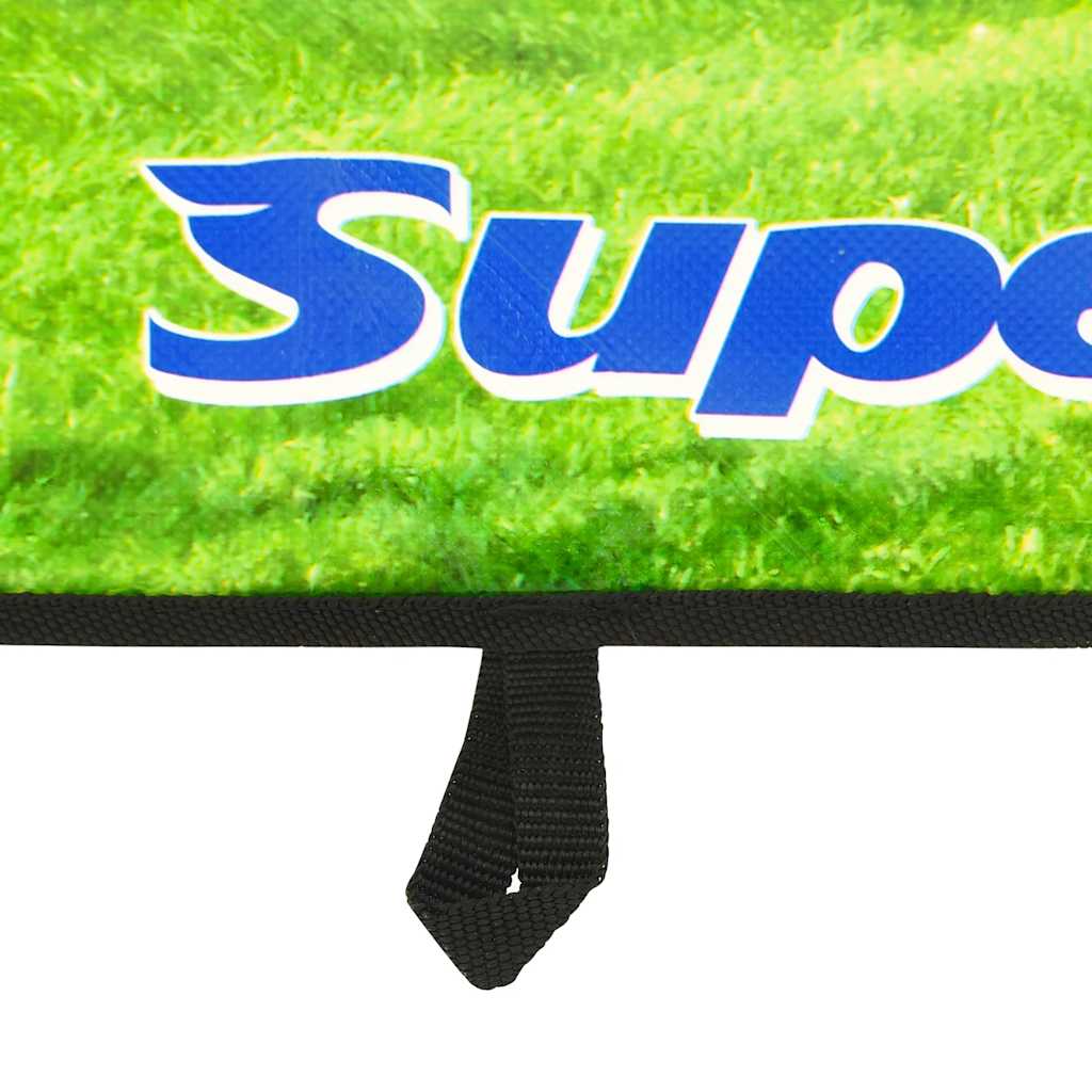 fodboldmål med målvæg til børn 120x51x77,5 cm