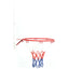 vægmonteret basketballkurv med plade 5 dele 66x44,5 cm