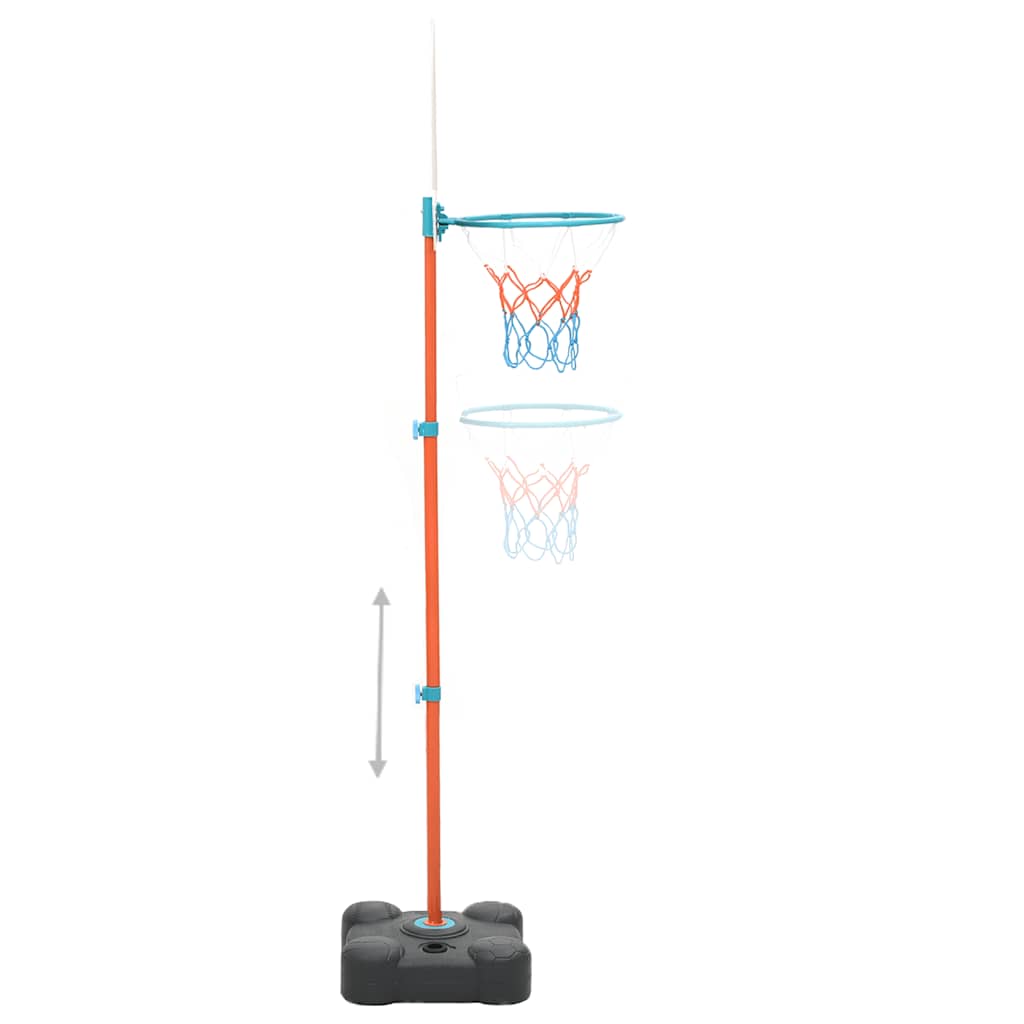 bærbart basketballsæt justerbart 109-141 cm