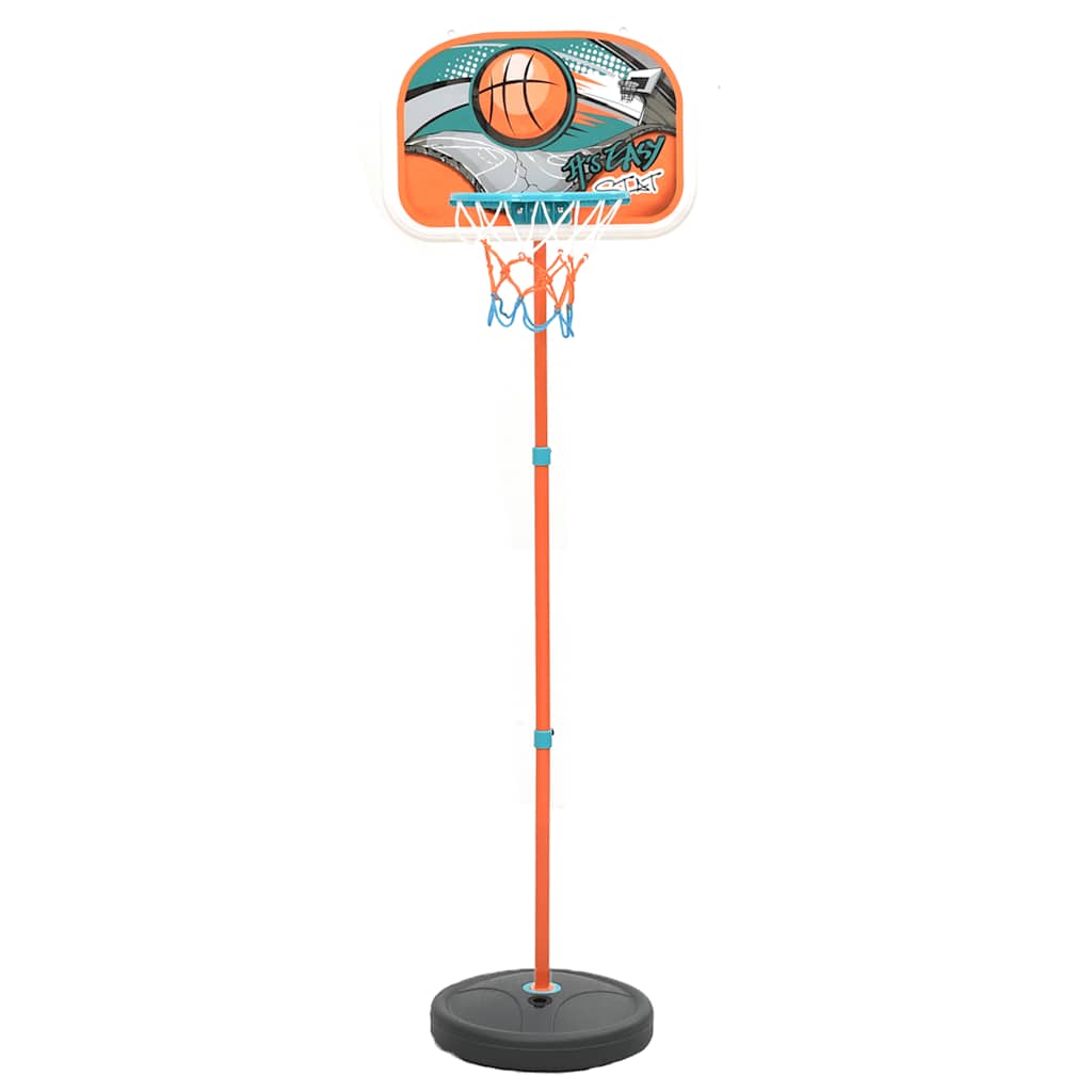 basketballsæt 133-160 cm transportabelt og justerbart