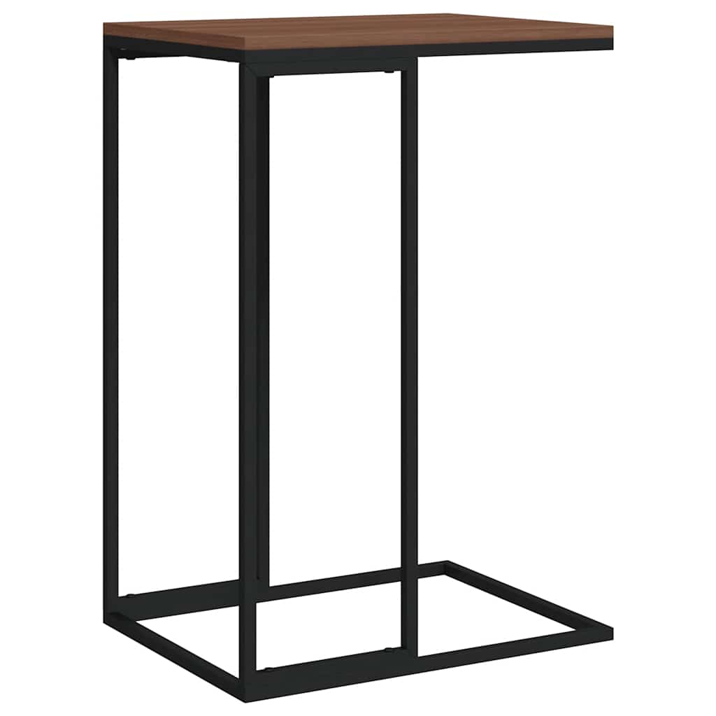 sidebord 40x30x59 cm konstrueret træ sort