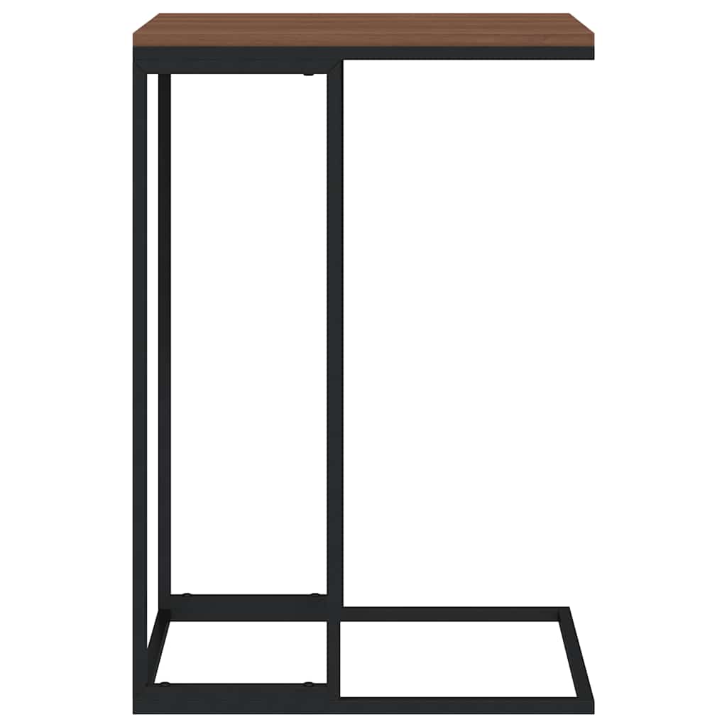 sidebord 40x30x59 cm konstrueret træ sort