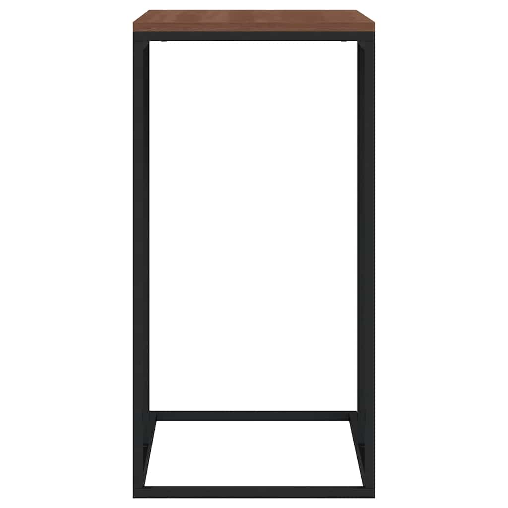 sidebord 40x30x59 cm konstrueret træ sort