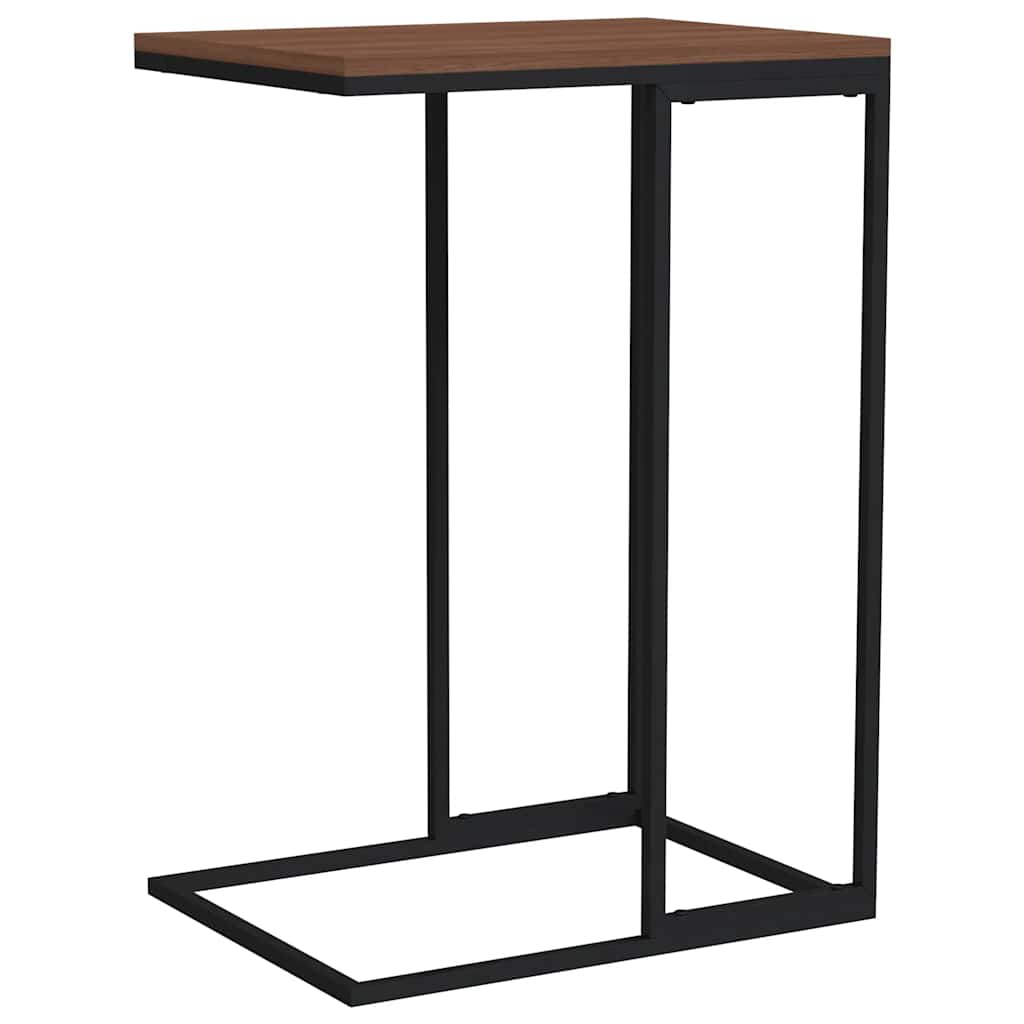 sidebord 40x30x59 cm konstrueret træ sort