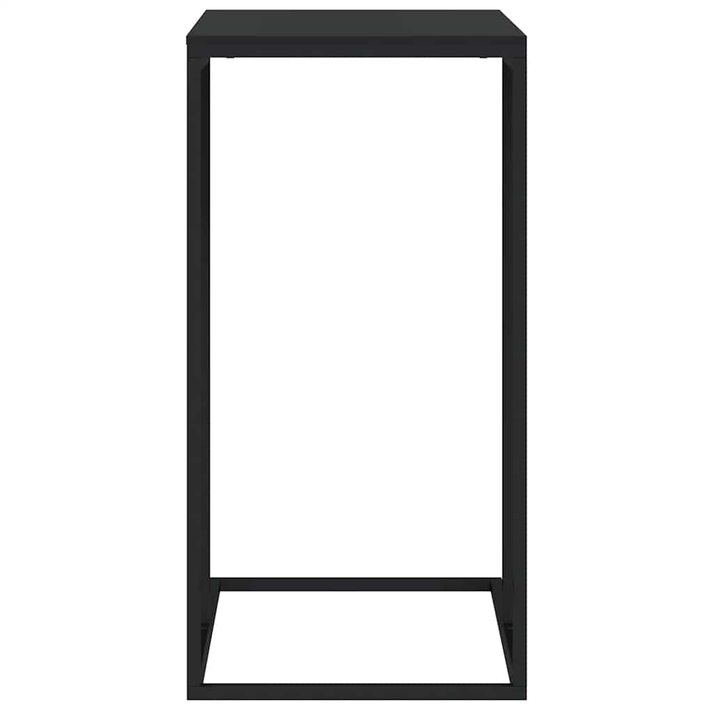 sidebord 40x30x59 cm konstrueret træ sort