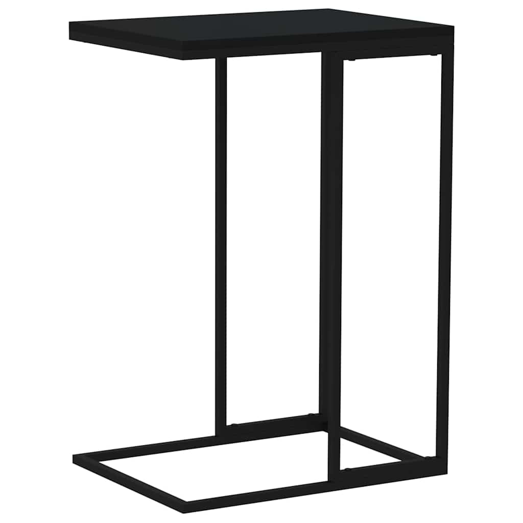 sidebord 40x30x59 cm konstrueret træ sort