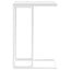 sidebord 40x30x59 cm konstrueret træ hvid