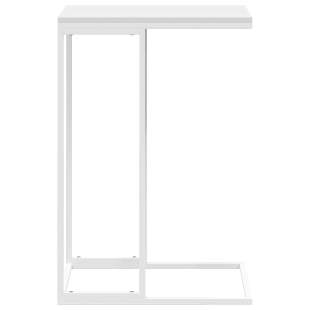 sidebord 40x30x59 cm konstrueret træ hvid