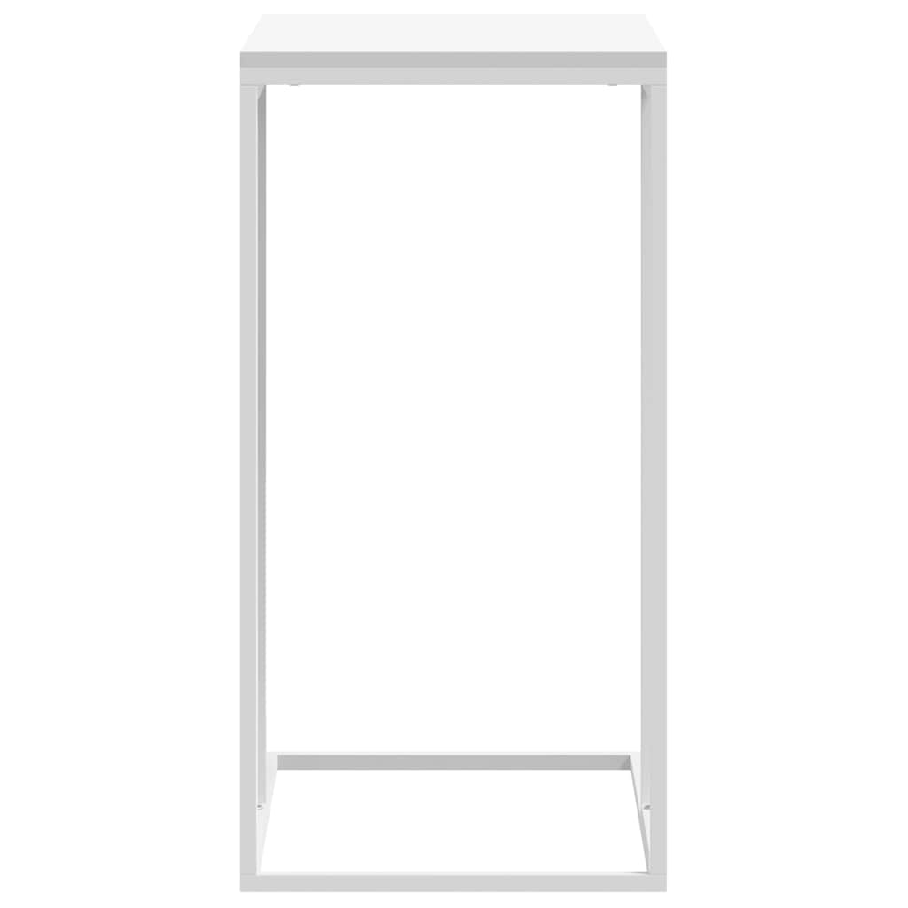sidebord 40x30x59 cm konstrueret træ hvid