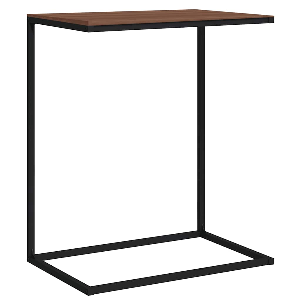 sidebord 55x35x66 cm konstrueret træ sort