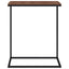 sidebord 55x35x66 cm konstrueret træ sort