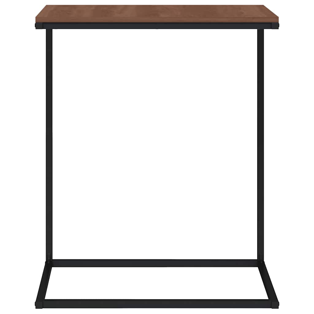 sidebord 55x35x66 cm konstrueret træ sort