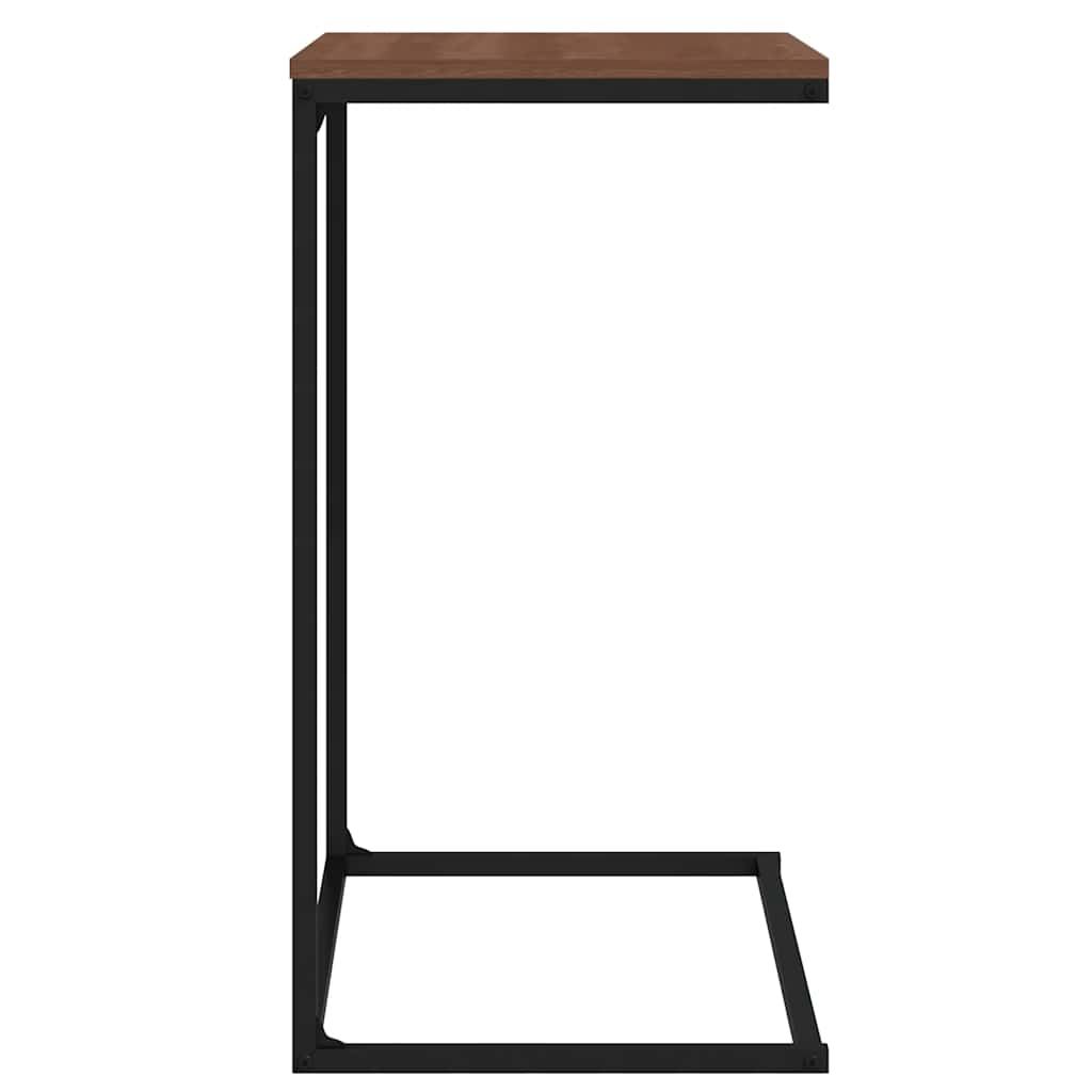 sidebord 55x35x66 cm konstrueret træ sort