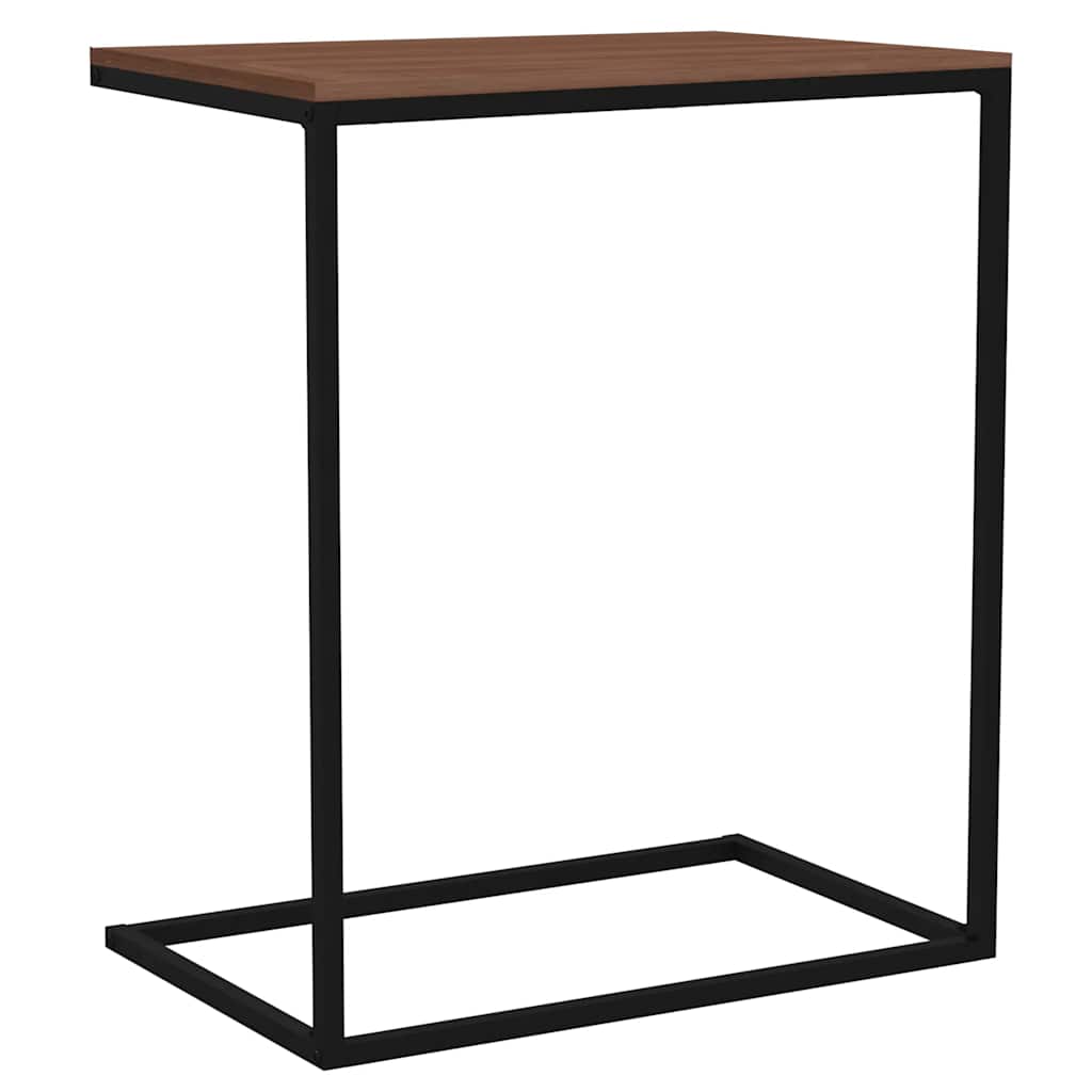 sidebord 55x35x66 cm konstrueret træ sort