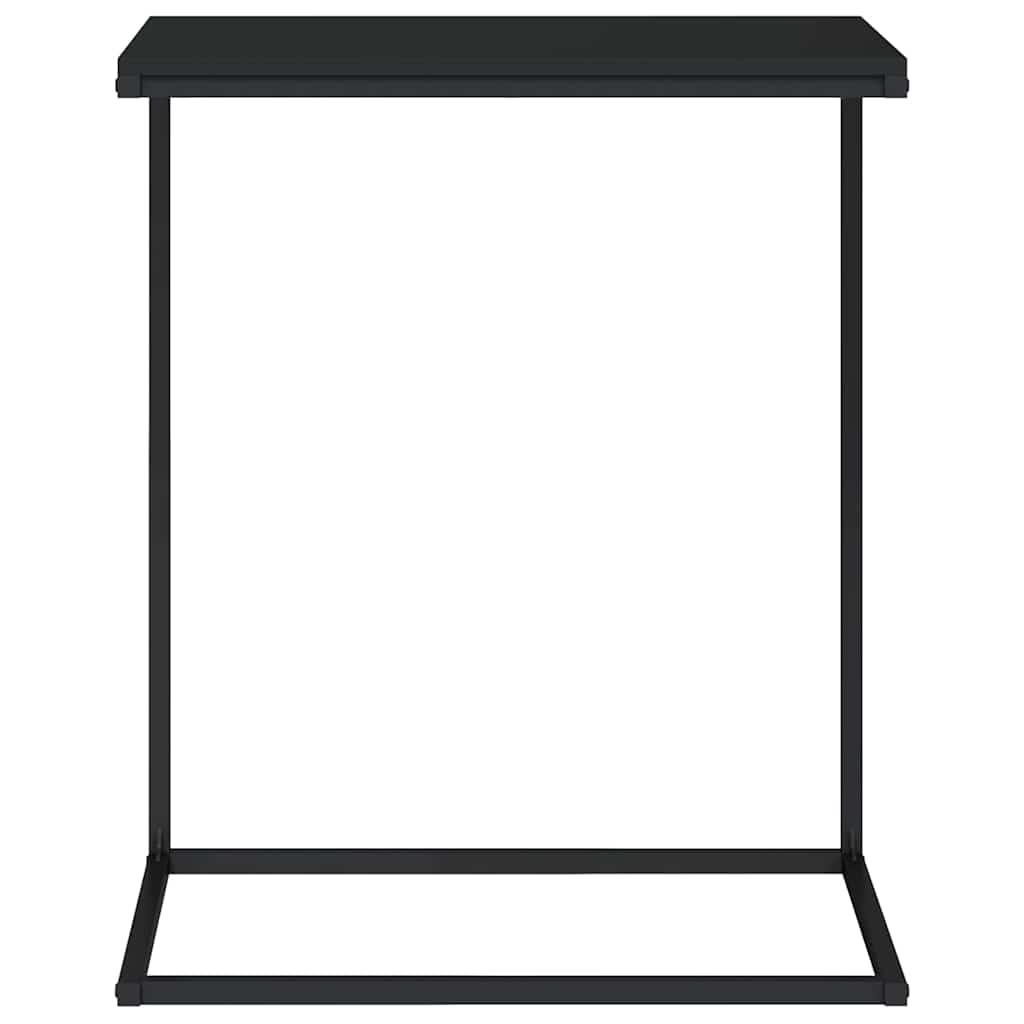 sidebord 55x35x66 cm konstrueret træ sort