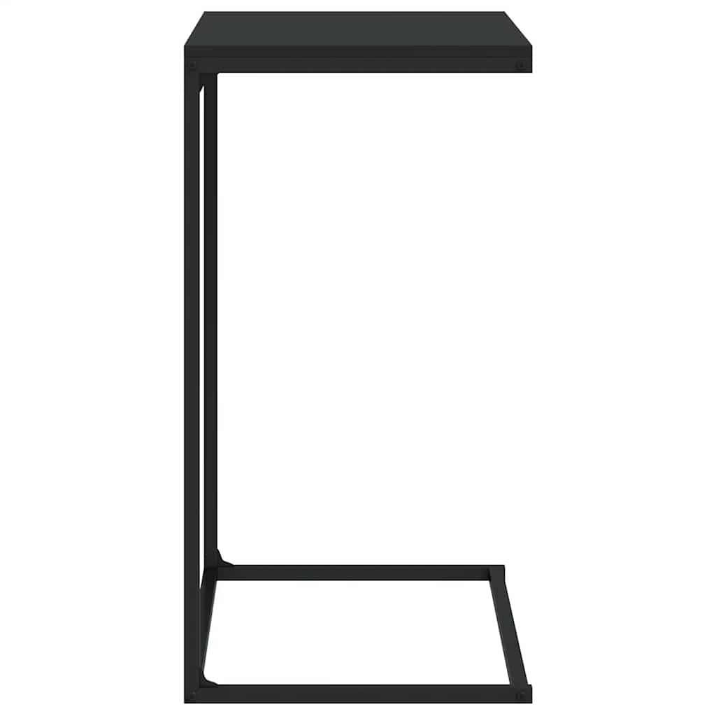 sidebord 55x35x66 cm konstrueret træ sort