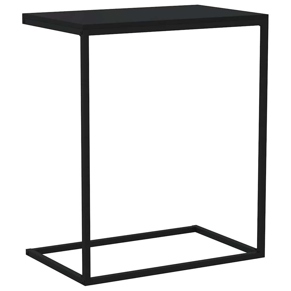 sidebord 55x35x66 cm konstrueret træ sort