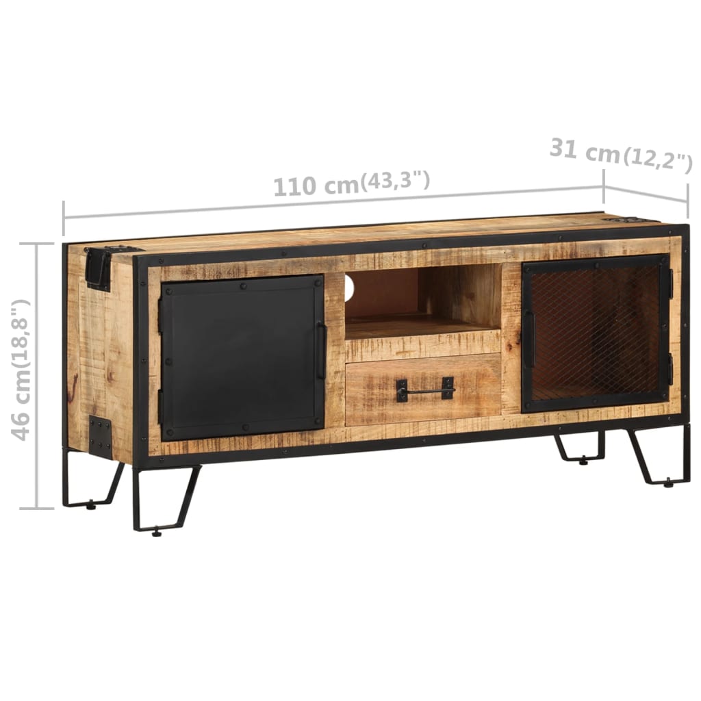 tv-skab 110x31x46 cm ru mangotræ
