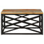 sofabord 68x68x35 cm massivt genbrugstræ