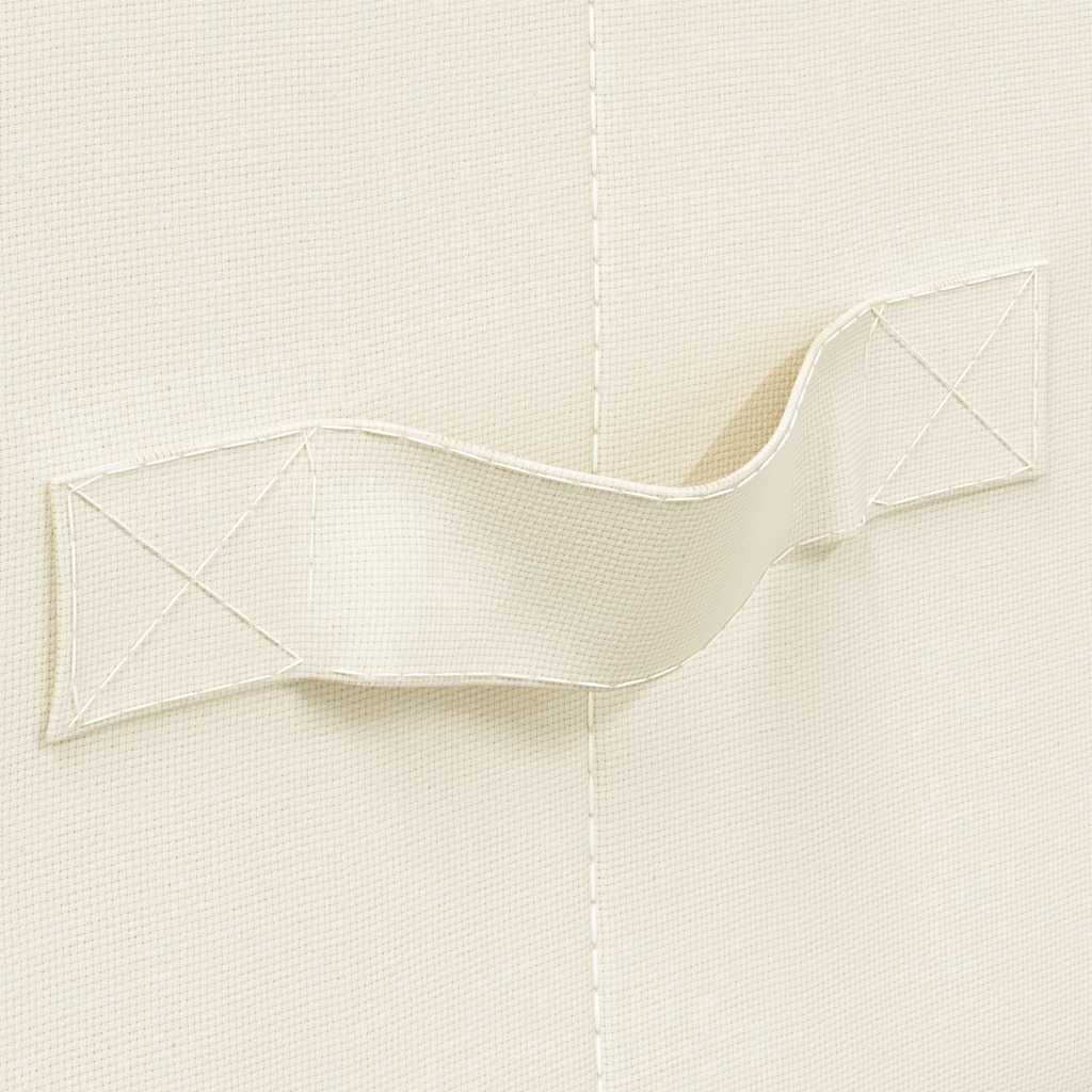 opbevaringskasse 70x40x18 cm stof cremefarvet