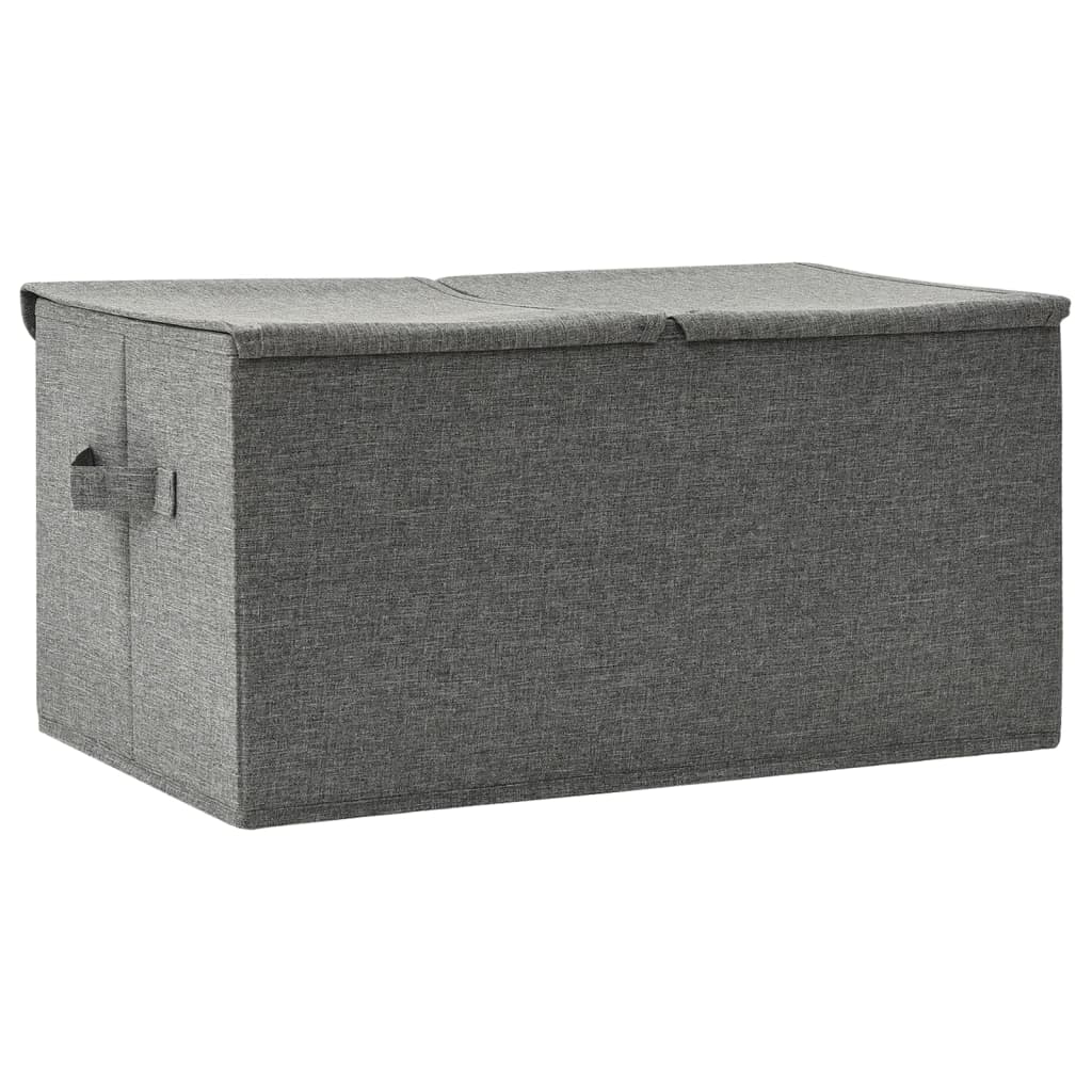 Opbevaringsbokse Ikke-vævet stof 2 rum Antracit