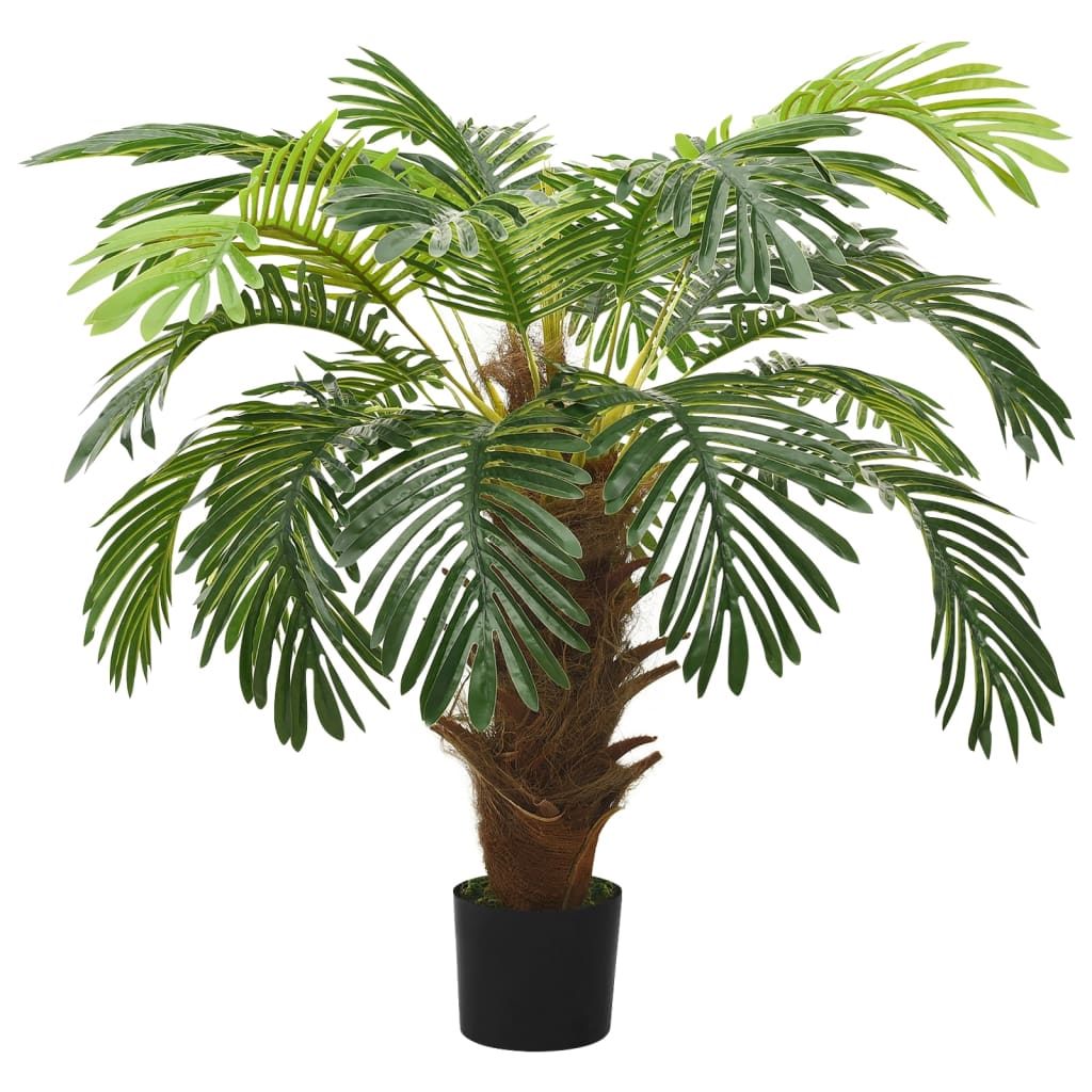 kunstig cycaspalme med potte 90 cm grøn