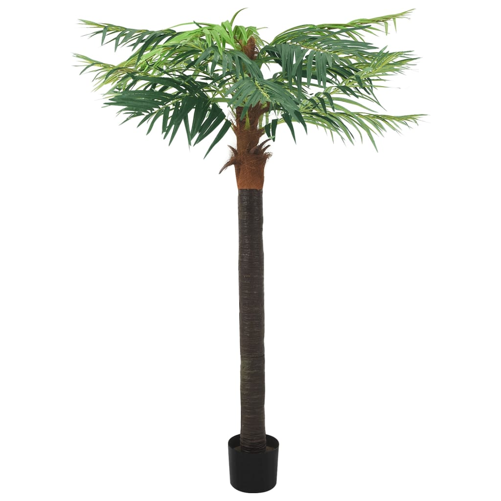kunstig fønikspalme med potte 215 cm grøn