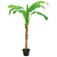 kunstig bananpalme med potte 180 cm grøn
