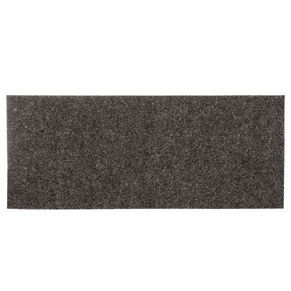 trappemåtter selvklæbende 15 stk. 60x25 cm antracit rektangulære