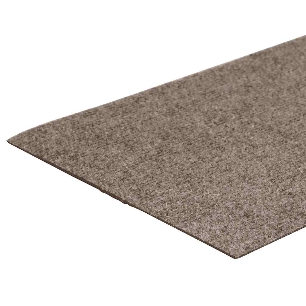 trappemåtter selvklæbende 15 stk. 60x25 cm beige rektangulære
