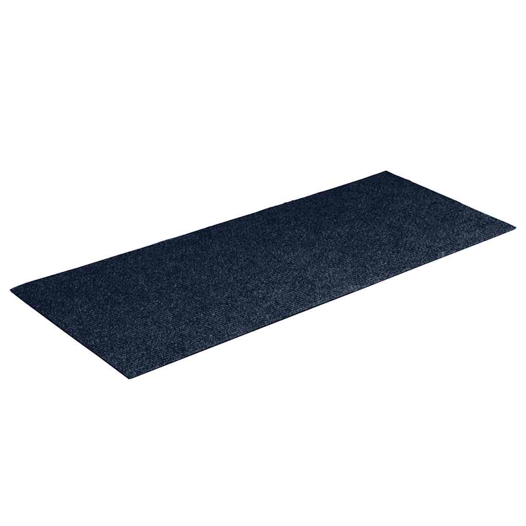 trappemåtter selvklæbende 15 stk. 60x25 cm marineblå rektangulære