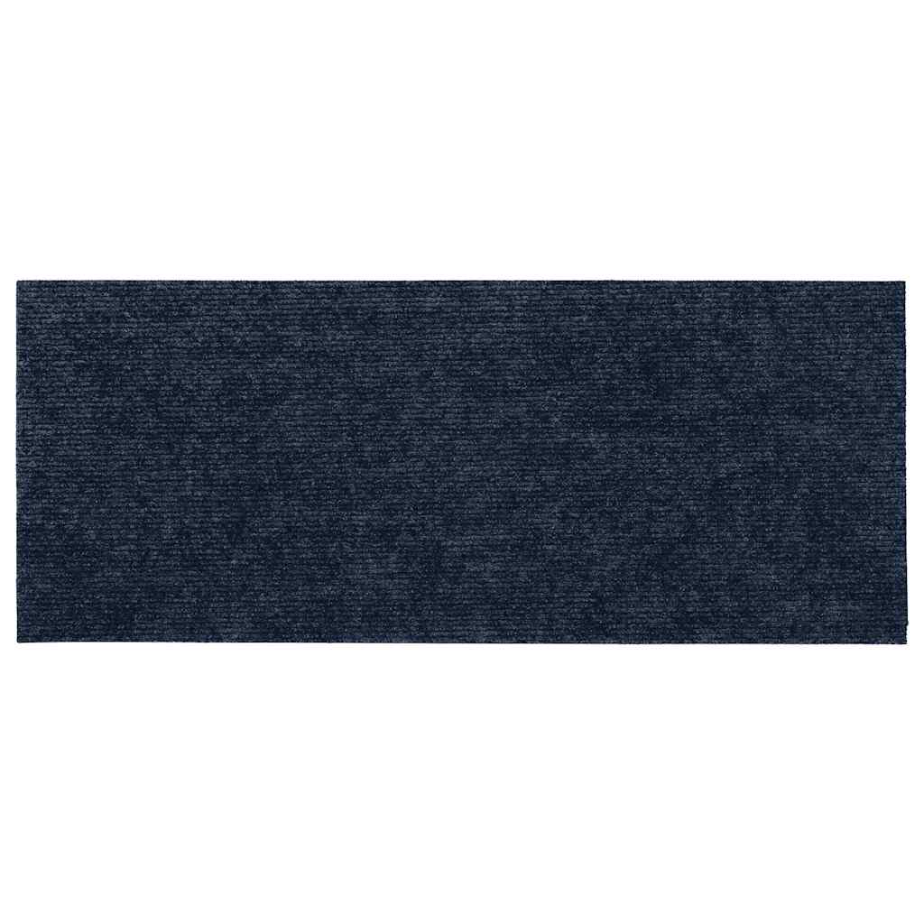 trappemåtter selvklæbende 15 stk. 60x25 cm marineblå rektangulære
