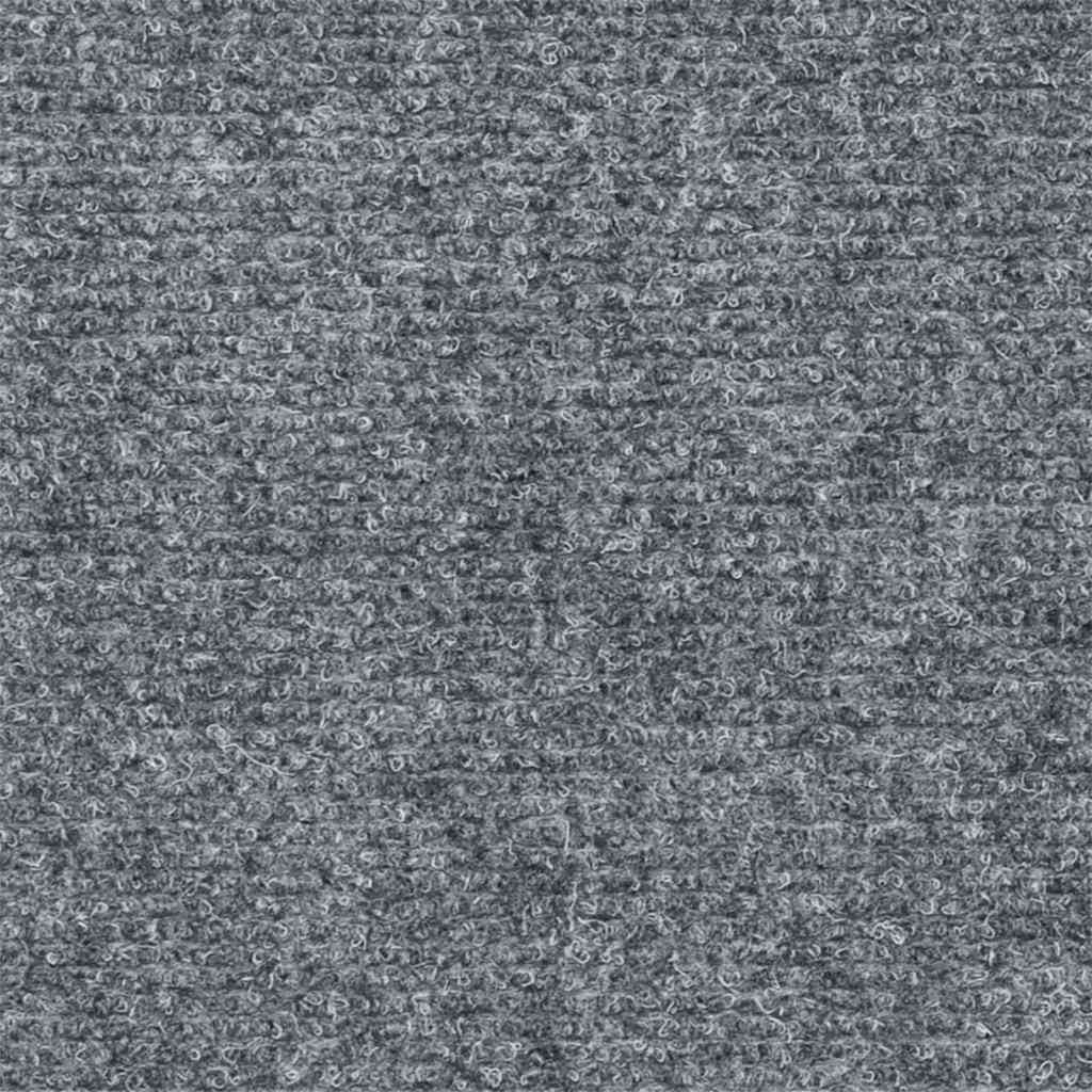 trappemåtter selvklæbende 15 stk. 76x20 cm lysegrå rektangulære