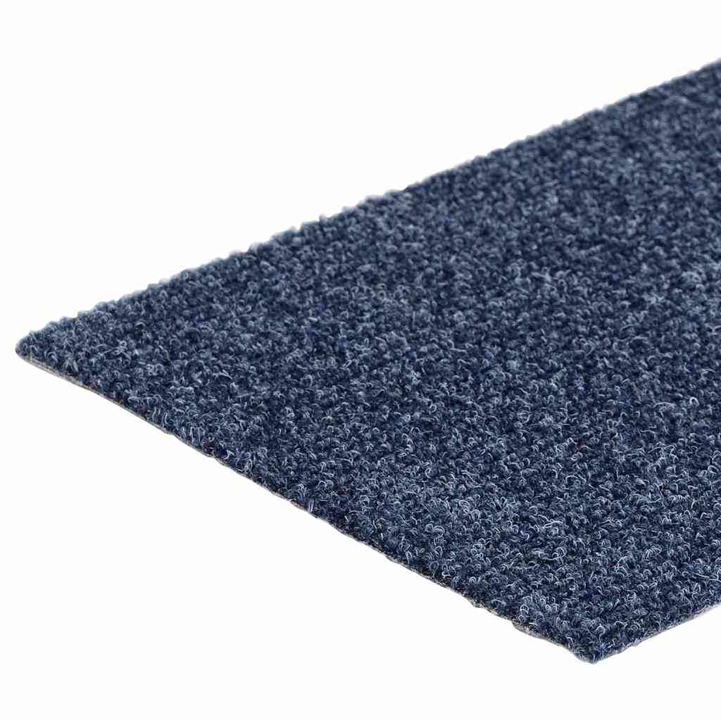 trappemåtter selvklæbende 15 stk. 76x20 cm gråblå rektangulære