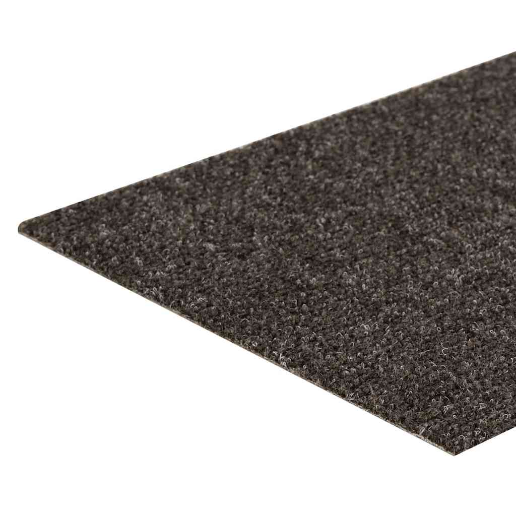 trappemåtter selvklæbende 15 stk. 76x20 cm antracit rektangulære