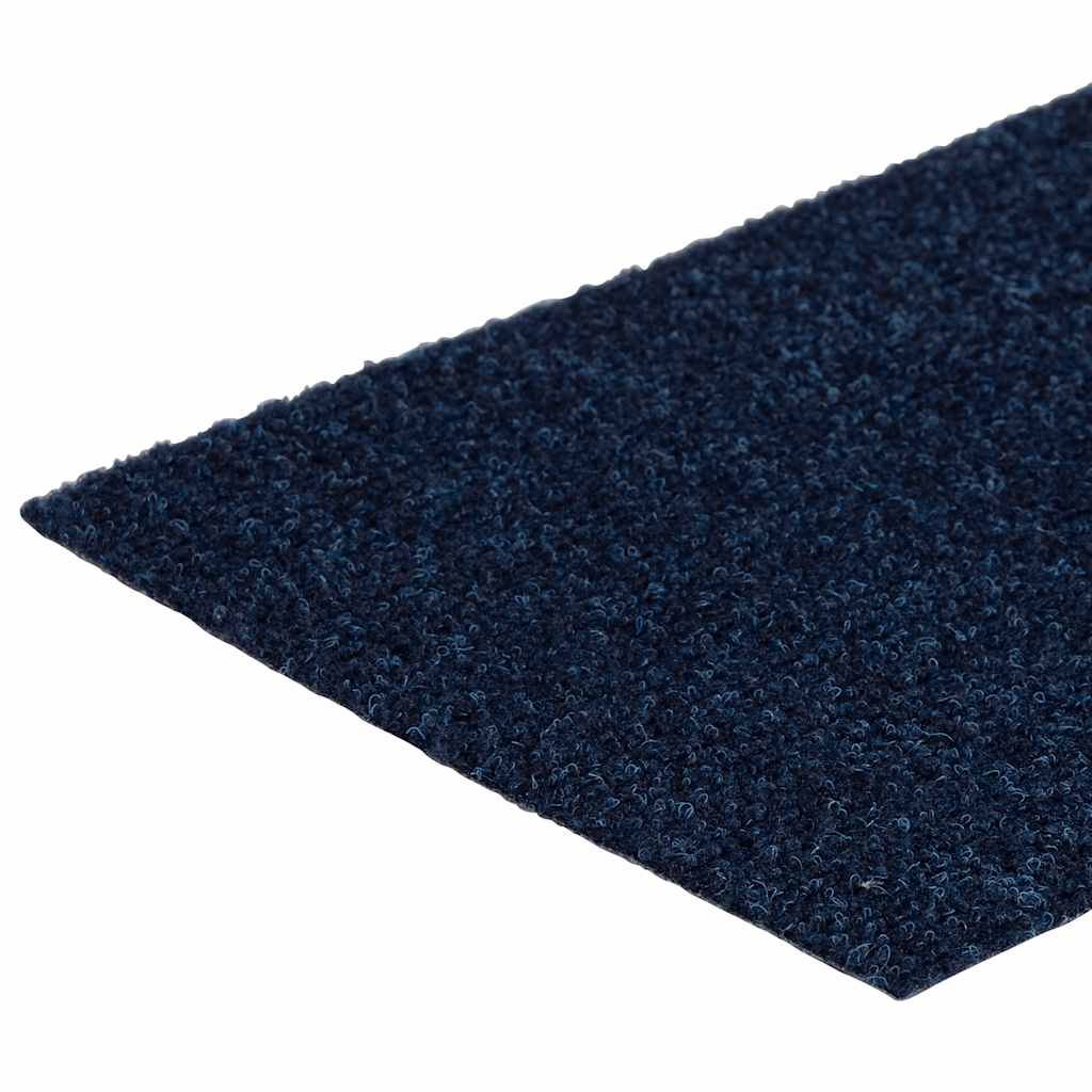 trappemåtter selvklæbende 15 stk. 76x20 cm marineblå rektangulære