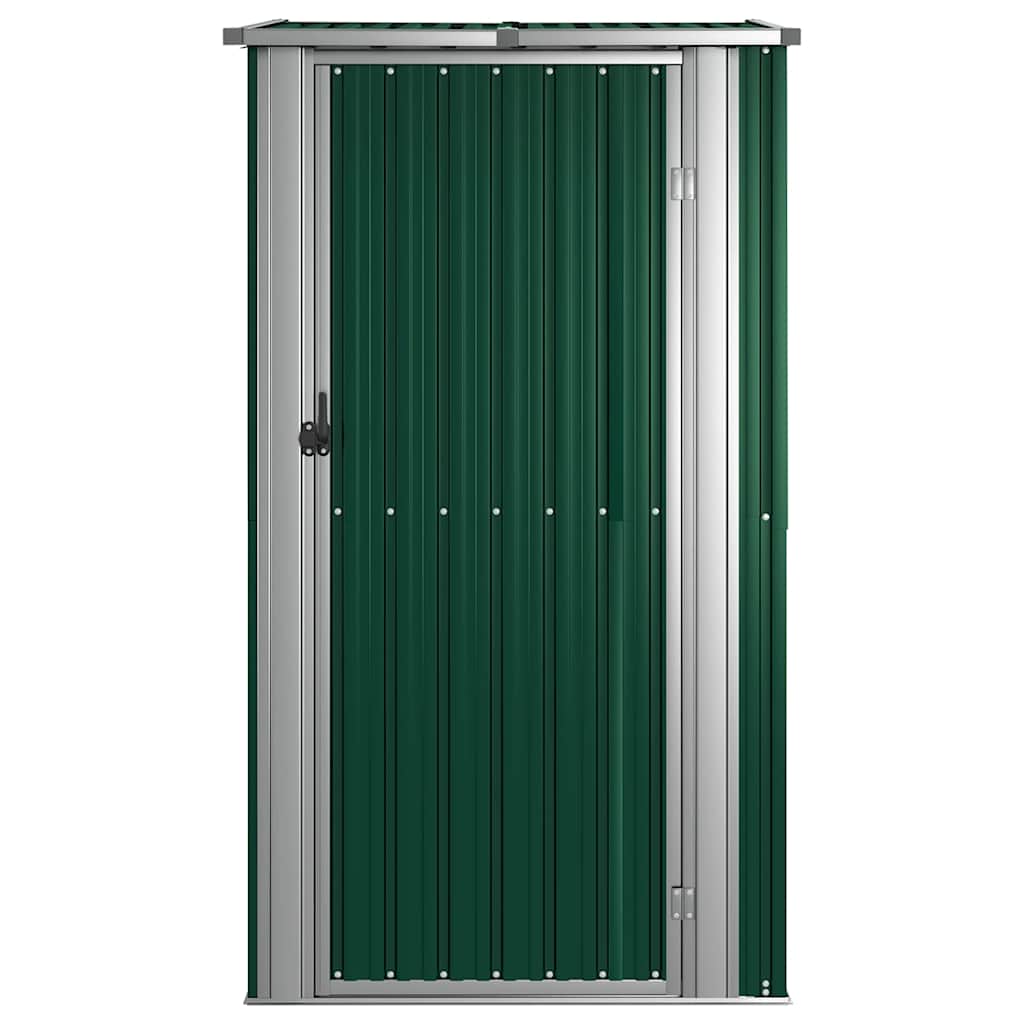 haveskur grøn 118,5x97x209,5 cm galvaniseret stål