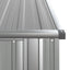 haveskur 118,5x97x209,5 galvaniseret stål grå