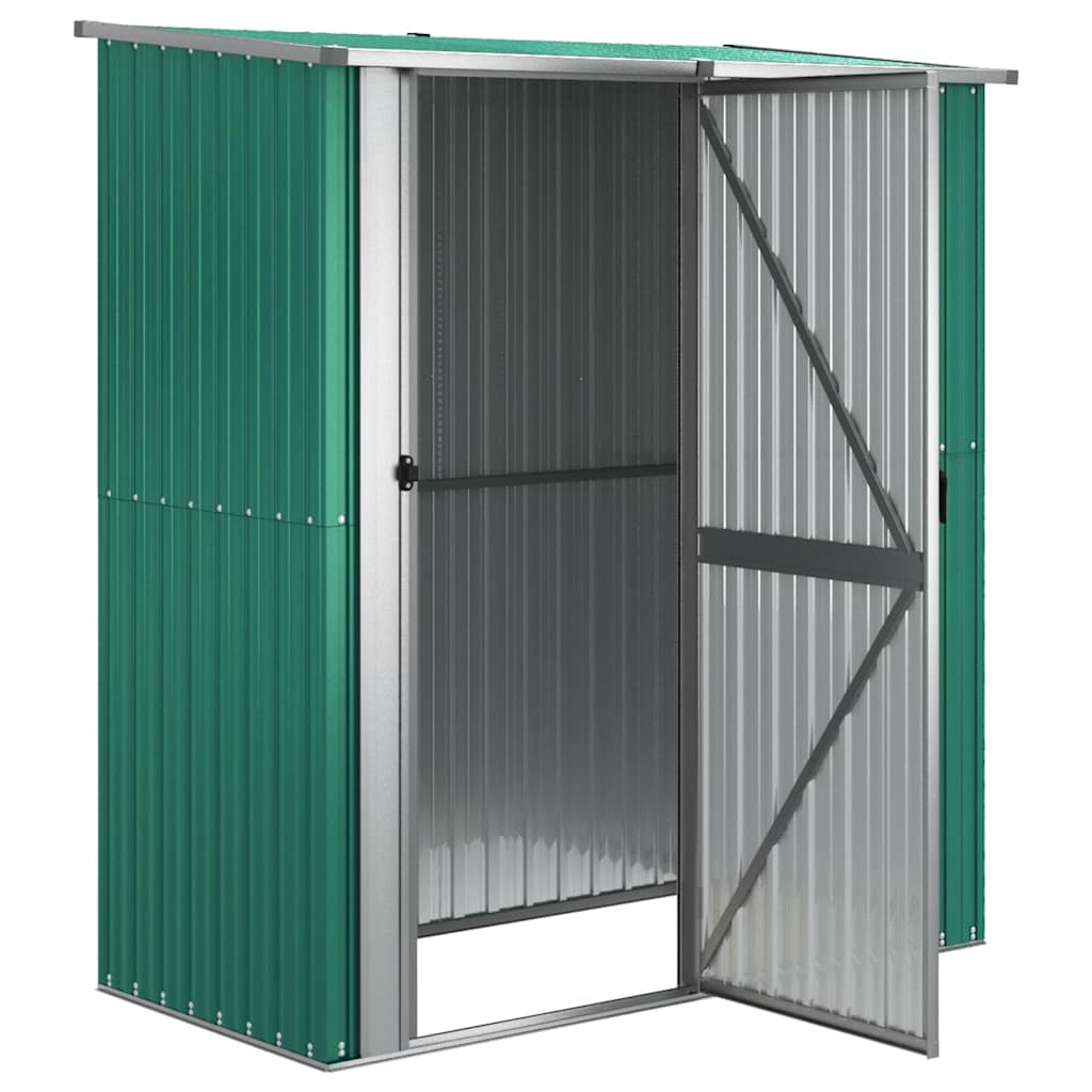 haveskur grøn 180,5x97x209,5 cm galvaniseret stål