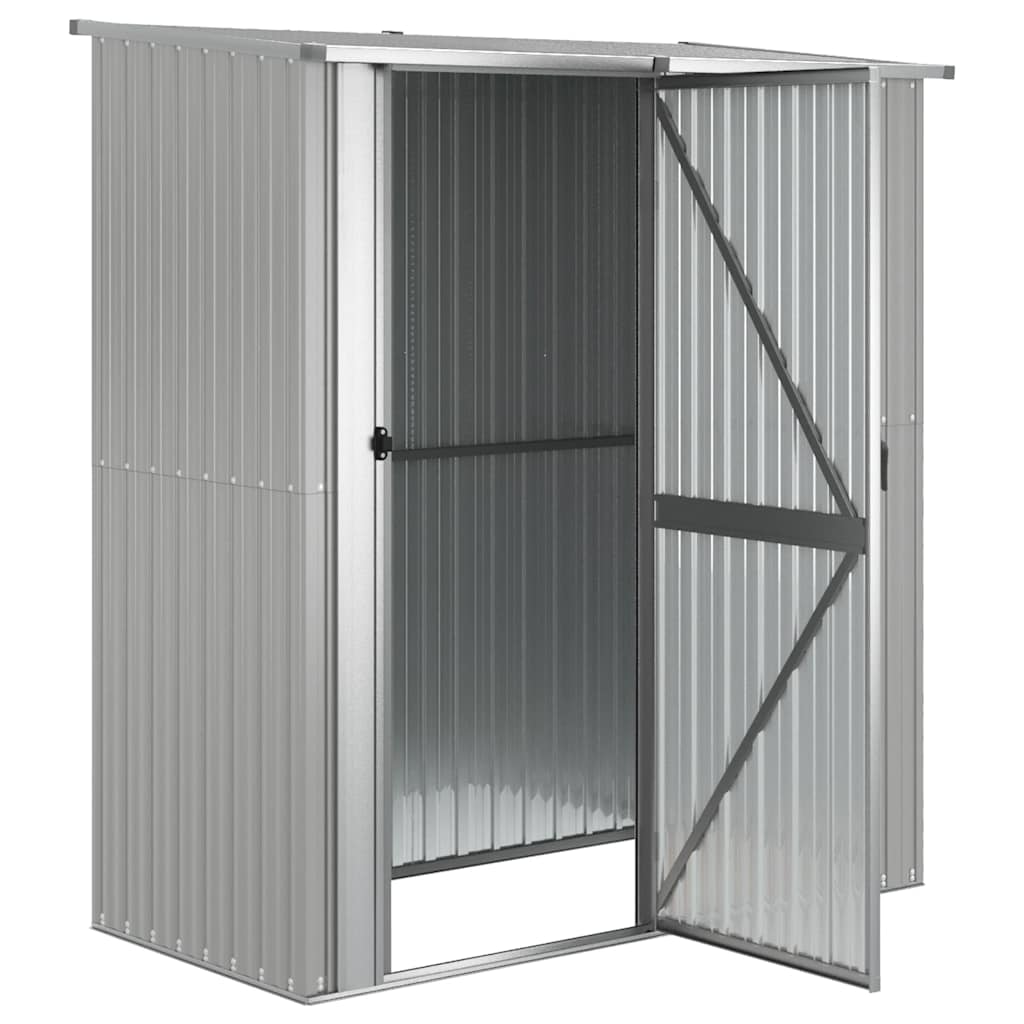 haveskur 180,5x97x209,5 galvaniseret stål grå