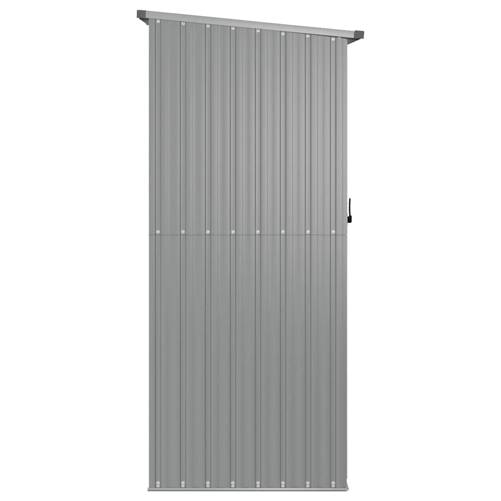 haveskur 180,5x97x209,5 galvaniseret stål grå