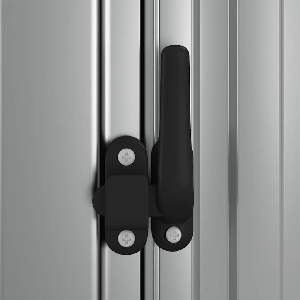 haveskur 180,5x97x209,5 galvaniseret stål grå