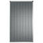 redskabsskur til haven 161x89x161 cm galvaniseret stål grå