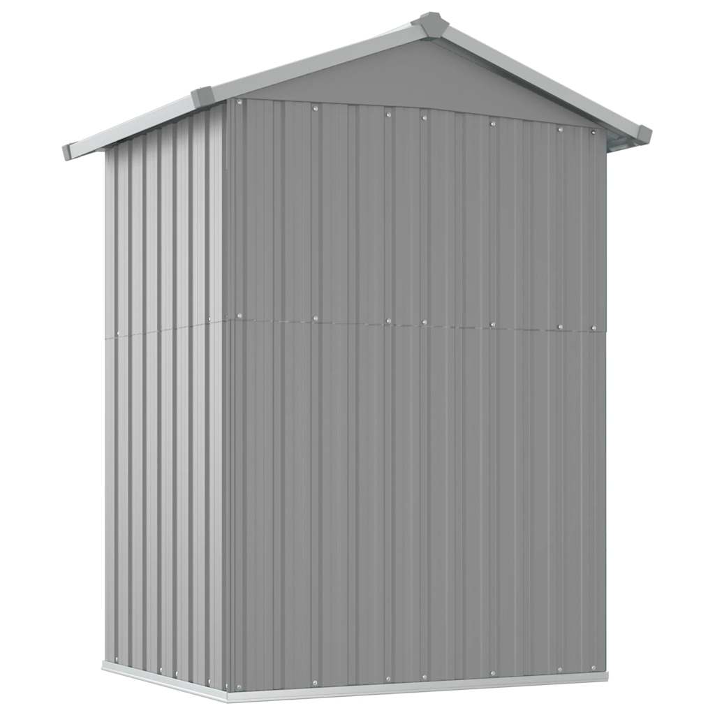 haveskur 126x97,5x177 cm galvaniseret stål grå