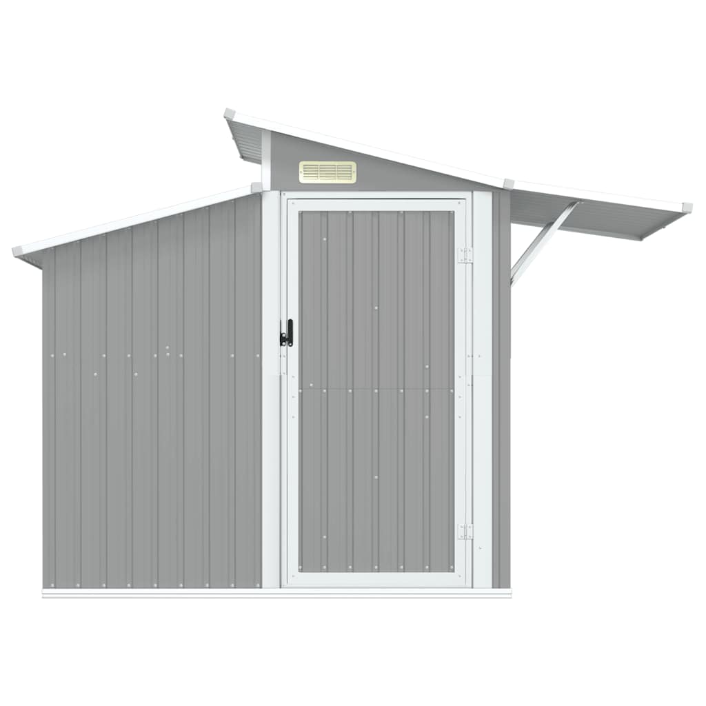 haveskur 270x130x208,5 cm galvaniseret stål grå
