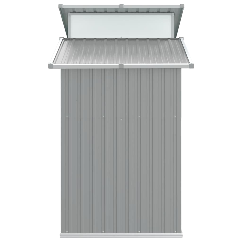 haveskur 270x130x208,5 cm galvaniseret stål grå