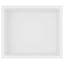 væghængt tv-bord 100x30x26,5 cm konstrueret træ hvid