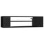 væghængt tv-bord 100x30x26,5 cm konstrueret træ sort